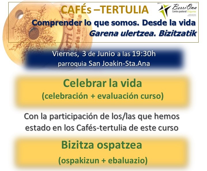 imagen Último CaféTertulia 3 junio
